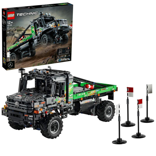 zestaw do budowania Lego 42129 Technic Mercedes-Benz Zetros 4x4 rouge noir