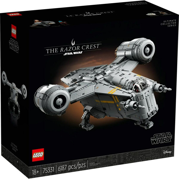 Juego de Construcción Lego Star Wars 75331 The Razor Crest Negro 6187 Piezas