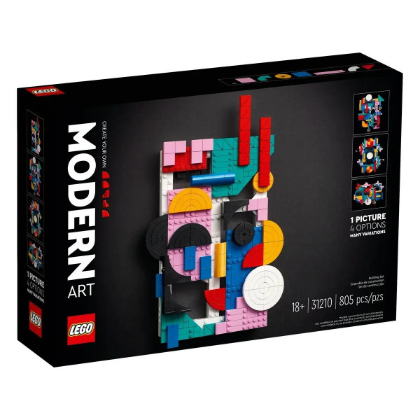 Juego de Construcción Lego 31210 Modern Art Multicolor 805 Piezas