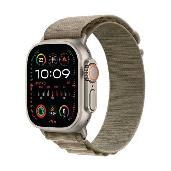 Smartwatch Apple MREX3FD/A Titan Olive 49 mm