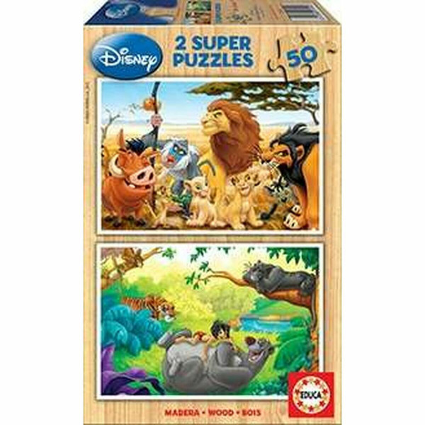 układanka puzzle Educa DISNEY 100 Części (2x50 cm)