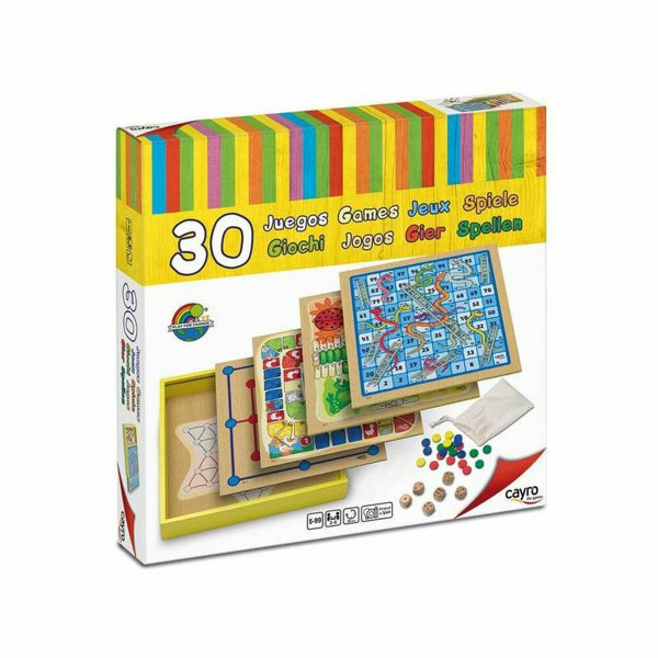 Juego de Mesa Cayro 30 Games (31 x 31 x 5.5 cm) 31 x 31 x 5,5 cm