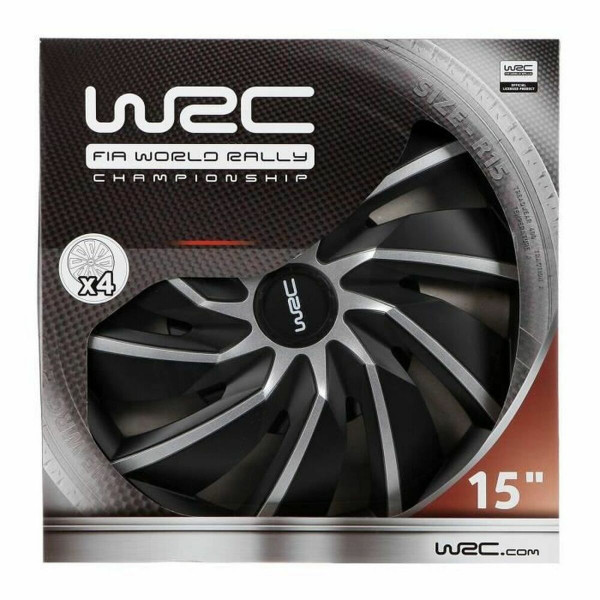 Hubcap WRC 7598 Grey Black/Grey 15" 4 Pieces