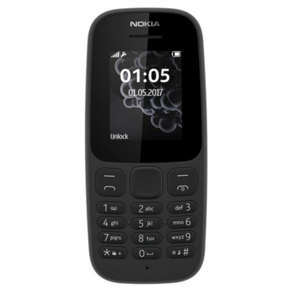 Mobiltelefon Nokia 105 DualSIM Schwarz