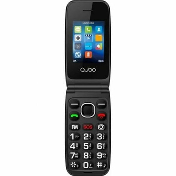 Mobiltelefon für ältere Erwachsene Qubo NEONW BK SOS 2,4"