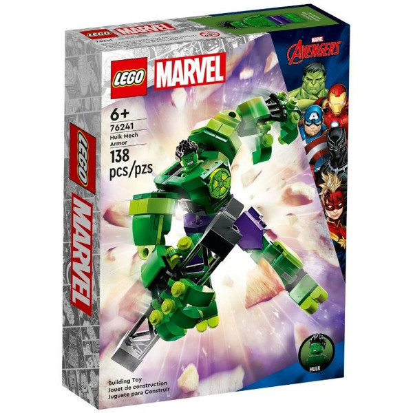 zestaw do budowania Lego 76241 ARMADURA MECÁNICA DE HULK