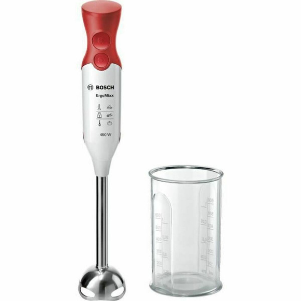 Batidora de Mano BOSCH Hand blender 600 ml Blanco Rojo Rojo/Blanco 450 W