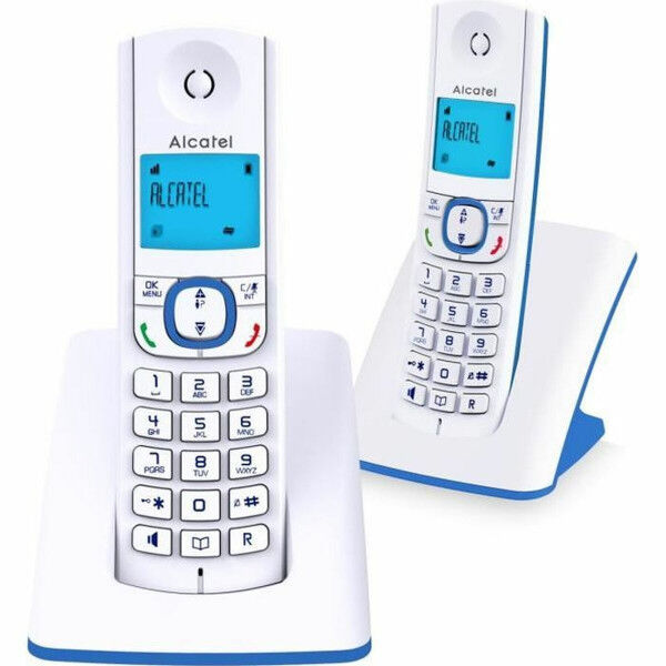 Fiksuotojo ryšio telefonas Alcatel F530 Duo Mėlyna Mėlynas/Baltas