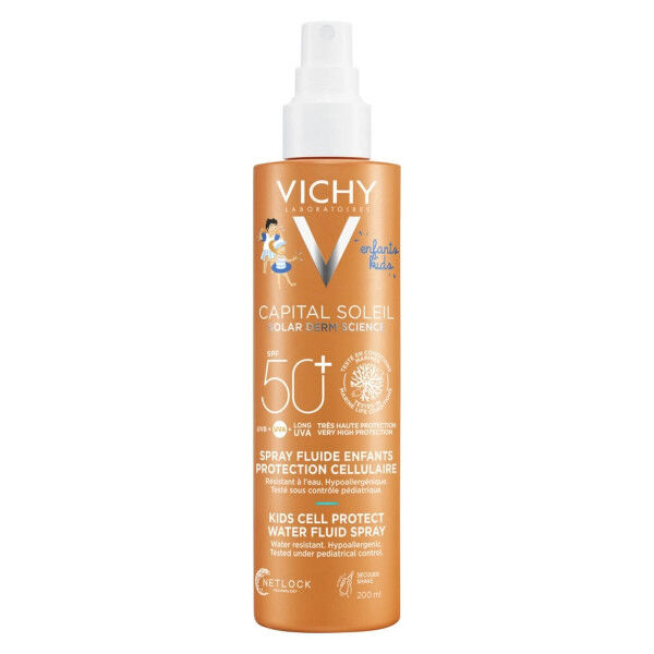 Purškiamas kremas nuo saulės vaikams Vichy Capital Soleil Spf 50+ 200 ml