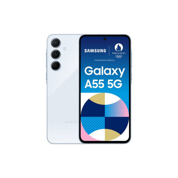 Smartfony Samsung Galaxy A55 5G 6,6" 8 GB RAM 256 GB Niebieski Czarny