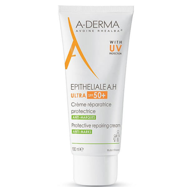 Sonnenschutzcreme für das Gesicht Aderma Spf50+ Repair