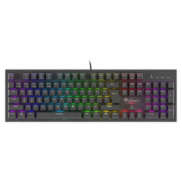 Clavier pour jeu Genesis NKG-1721 RGB Noir Espagnol Qwerty