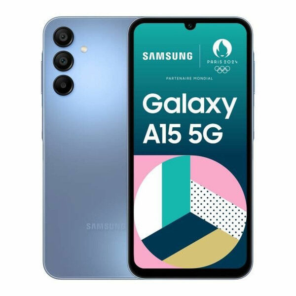 Išmanusis Telefonas Samsung Galaxy A15 4 GB Mėlyna Juoda 6,5" Mediatek Dimensity 6100+ 128 GB