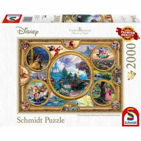 układanka puzzle Schmidt Spiele Disney Dreams Collection 2000 Części