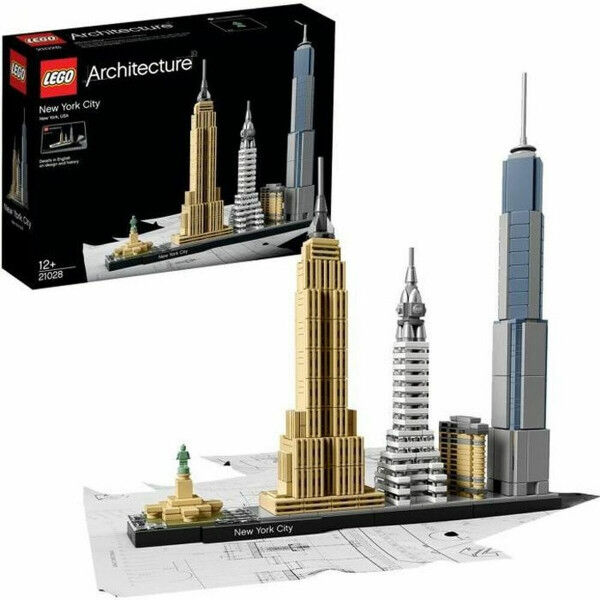 zestaw do budowania Lego Architecture 21028 New York Wielokolorowy 600 Części