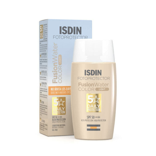 Crème Solaire Avec Couleur Isdin Fotoprotector Clair Spf 50 50 ml