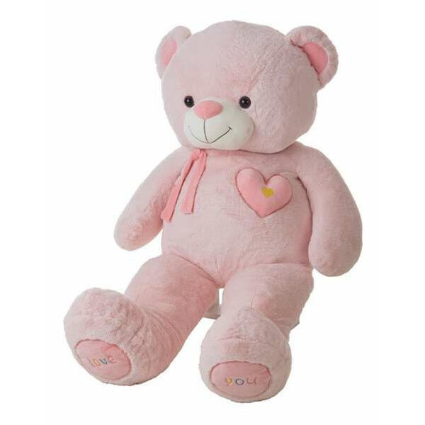 Peluche Valentin Rosa Oso 100 cm