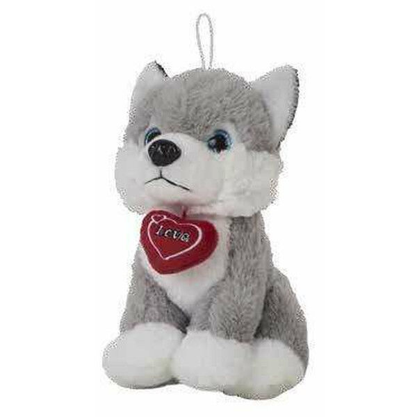 Plüschtier Husky Herz 28 cm