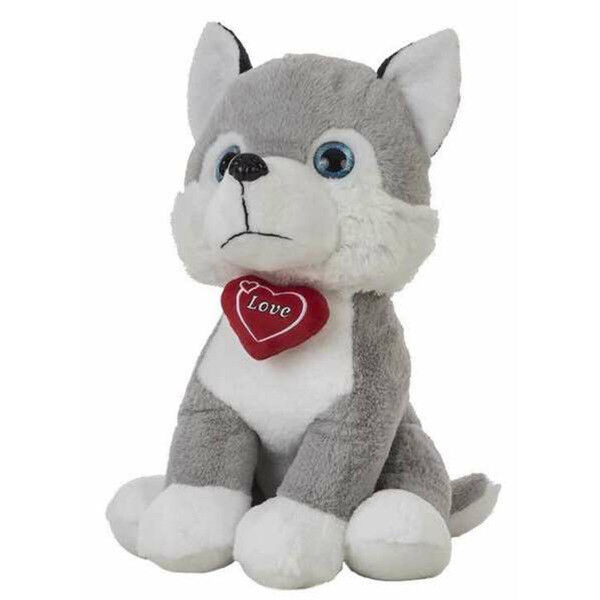 Fluffy toy Husky Heart 48 cm