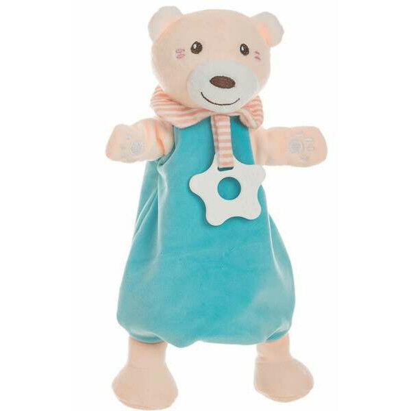 Marionnette en peluche Ours Litière Hochet 35 cm