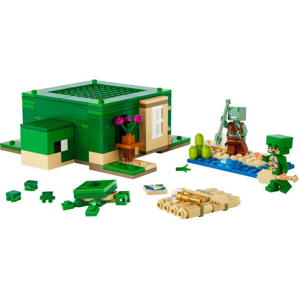 Konstruktionsspiel Lego Minecraft 21254 Turle Beach House 234 Stücke