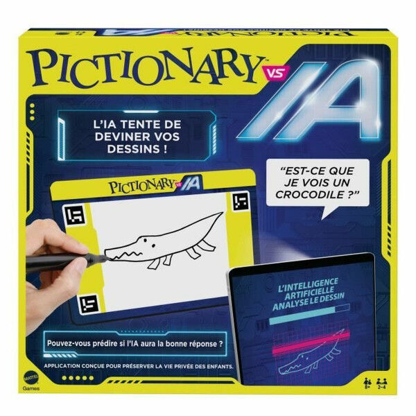 Jeu de société Mattel PICTIONARY® VS IA Jeu familial Pictionary Vs Intelligence Artificielle (FR)