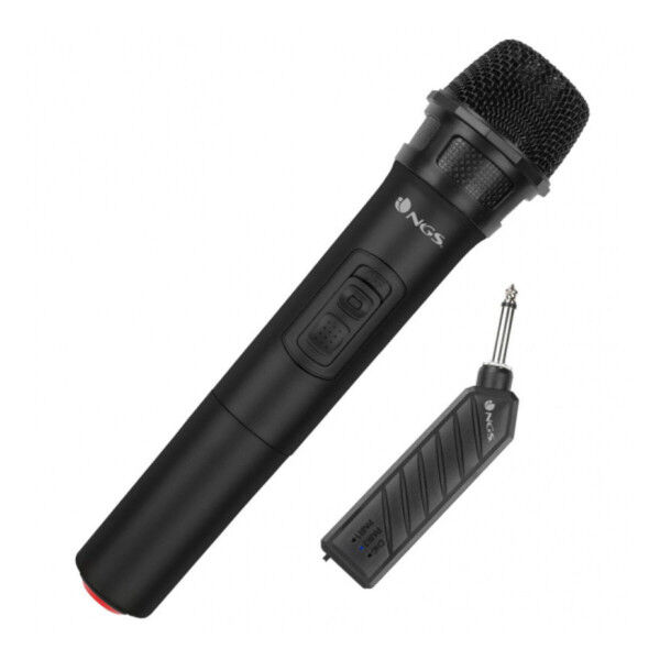 Karaoke Microphone NGS ELEC-MIC-0013 261.8 MHz 400 mAh Black