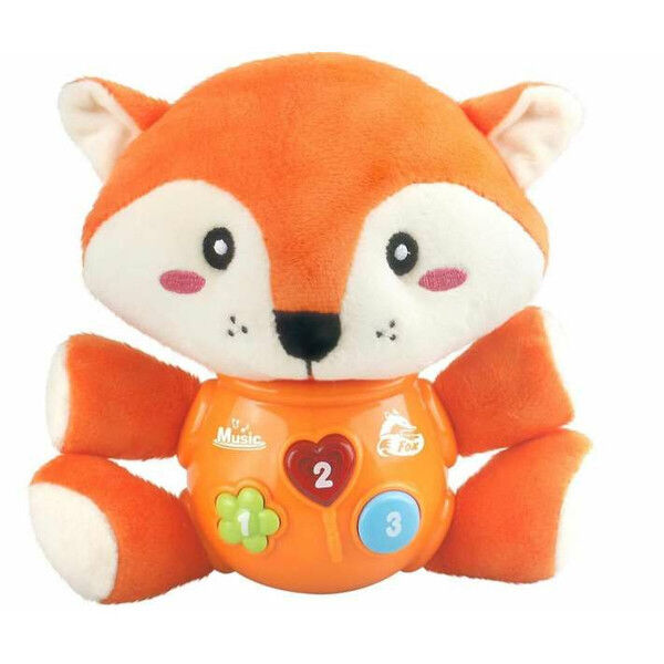 Peluche musicale 24 cm Renard