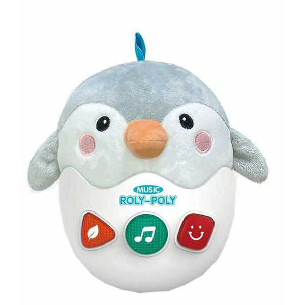 Peluche musicale 22 cm Pingouin