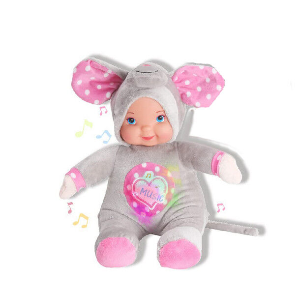 Muñeca bebé Reig Peluche Musical 35 cm Elefante