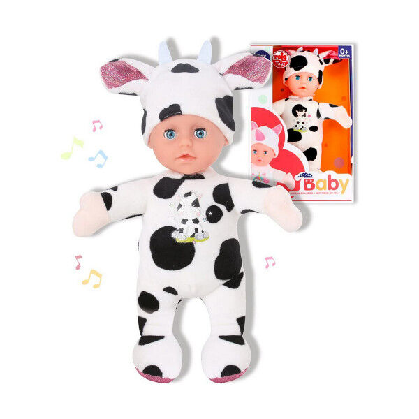 Bébé poupée Reig Jouet Peluche Vache 25 cm