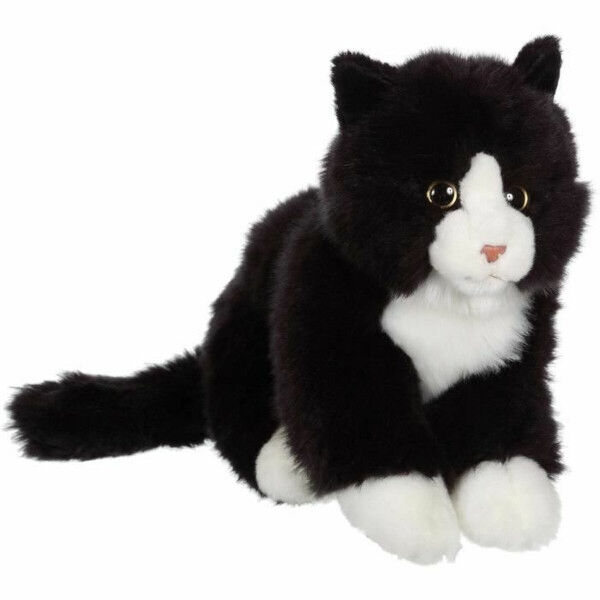 Peluche Gipsy Gato Negro/Blanco