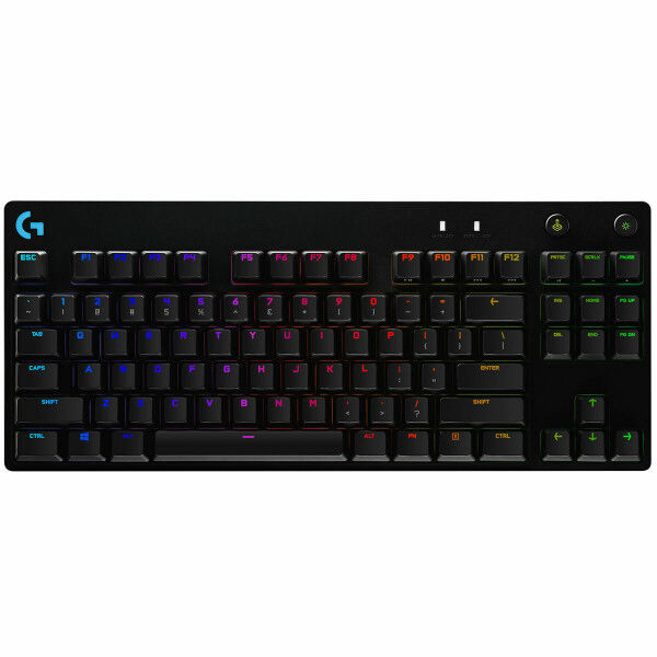 Clavier pour jeu Logitech 920-009392 QWERTY Anglais EEUU