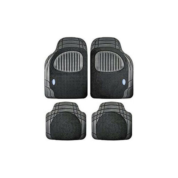 Automobilių grindų kilimėlių rinkinys Goodyear GOD9024 Universalus Juoda (4 pcs)