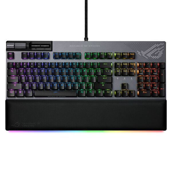 Klawiatura do Gier/ OR: Klawiatura Gamingowa Asus ROG Strix Flare II Animate Qwerty Hiszpańska