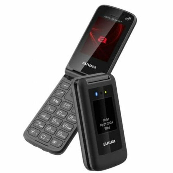 Mobilusis telefonas vyresnio amžiaus žmonėms Aiwa FP-30-4G/BK