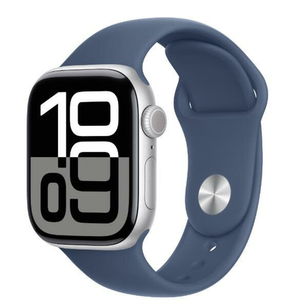 Montre intelligente Apple Watch 10 1,81" Bleu Argenté 46 mm