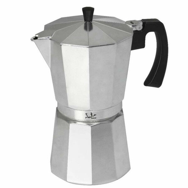 Cafetera Italiana JATA CCA9 Aluminio 9 Tazas Plateado