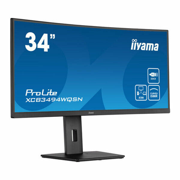 Monitorius Iiyama XCB3494WQSN-B5 LED VA Flicker free 50-60  Hz