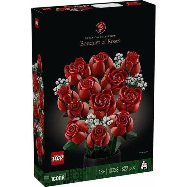 zestaw do budowania Lego Botanical Collection Bouquet of Roses Wielokolorowy 822 Części