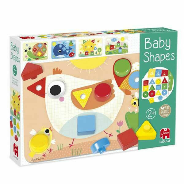 Puzzle dla dzieci Goula Baby Shapes Wielokolorowy