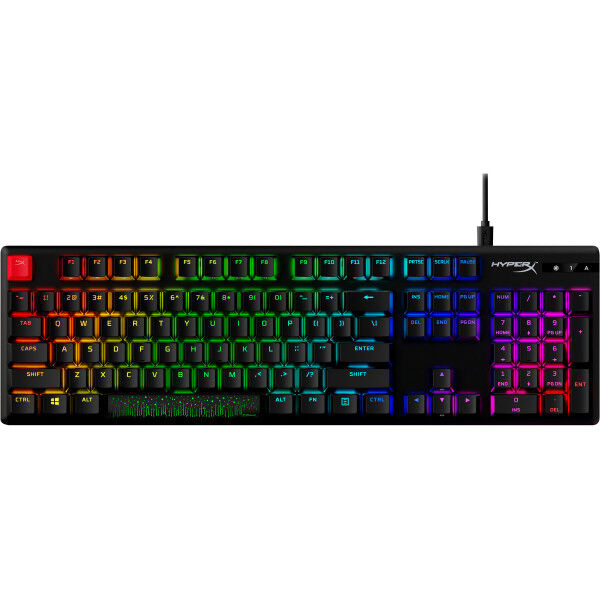 Klawiatura do Gier/ OR: Klawiatura Gamingowa Hyperx 639N3AAABE QWERTY Czarny