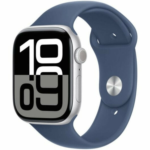 Montre intelligente Apple Series 10 Bleu Argenté 46 mm