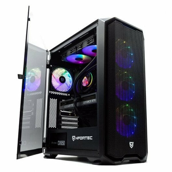 Komputer Stacjonarny PcCom Ready AMD Ryzen 7 5800X 32 GB RAM 1 TB SSD Nvidia Geforce RTX 4060 Ready AMD Ryzen 7 5800X