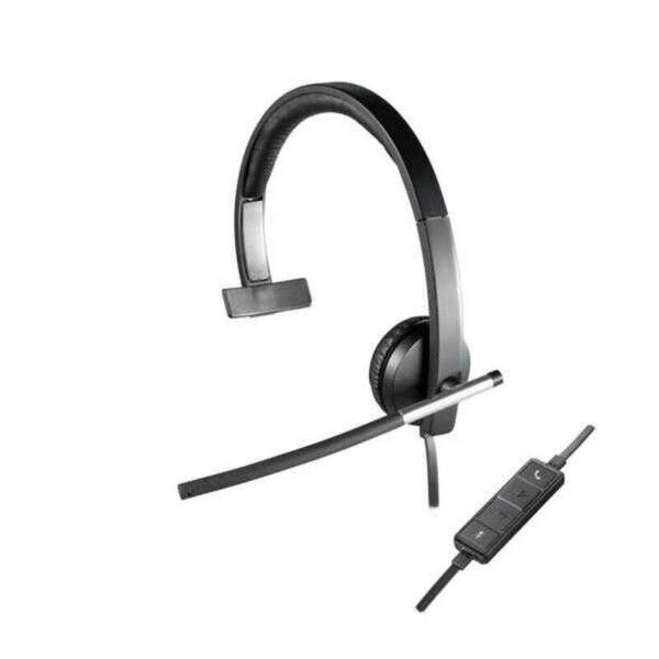 Auriculares con Micrófono Logitech H650e Negro