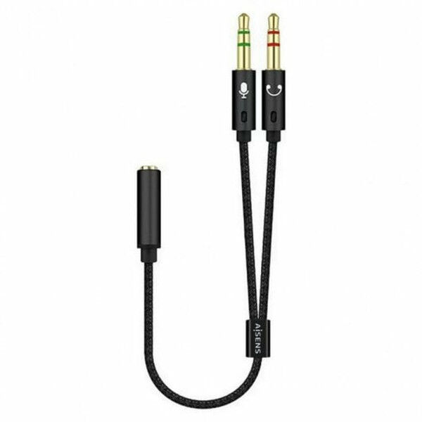 Adaptador Audio Jack Aisens A128-0418 25 cm