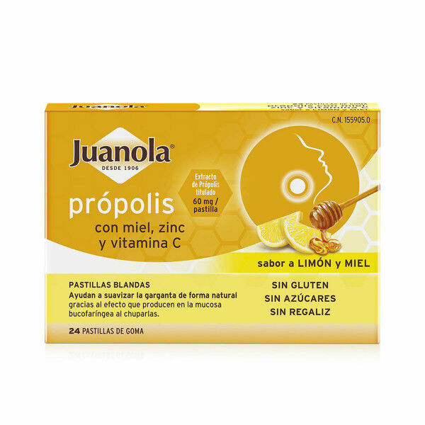 Gominolas Juanola Própolis Limón Miel 24 Unidades Propolis