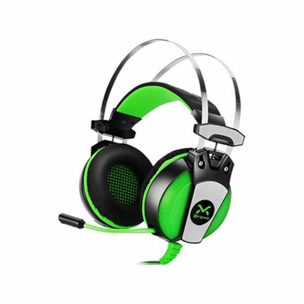 Casques avec Micro Gaming Droxio HADLOK USB Noir Noir/Vert