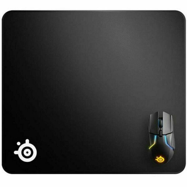 Alfombrilla de Ratón SteelSeries QcK Edge Large Negro Gaming 40 x 45 cm