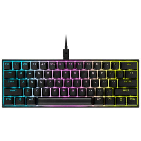 Klawiatura do Gier/ OR: Klawiatura Gamingowa Corsair K65 RGB MINI 60% Mechanical Gaming Czarny Qwerty Hiszpańska